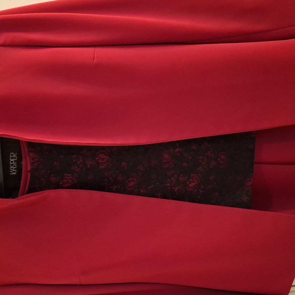 Kasper Women's Red Skirt Suit w/Shirt